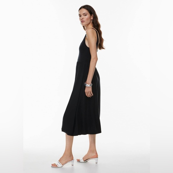 Aritzia Wilfred Market Midi Dress- Black- Size Small - Picture 3 of 14